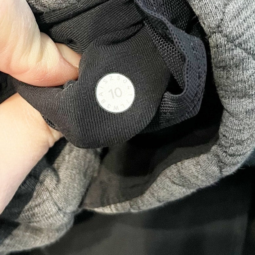 Lululemon Forever Warm Pullover Sweatshirt Heathered Core Dark Gray 10