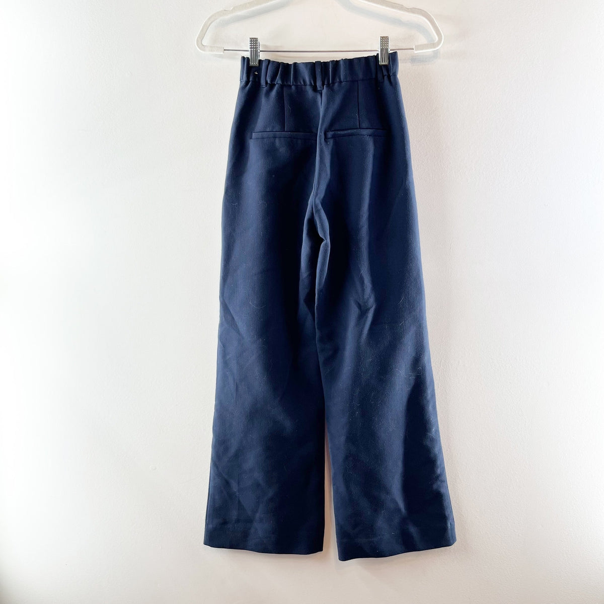 Abercrombie Sloane Tailored High Rise Trouser Pants Navy Blue 00 Short