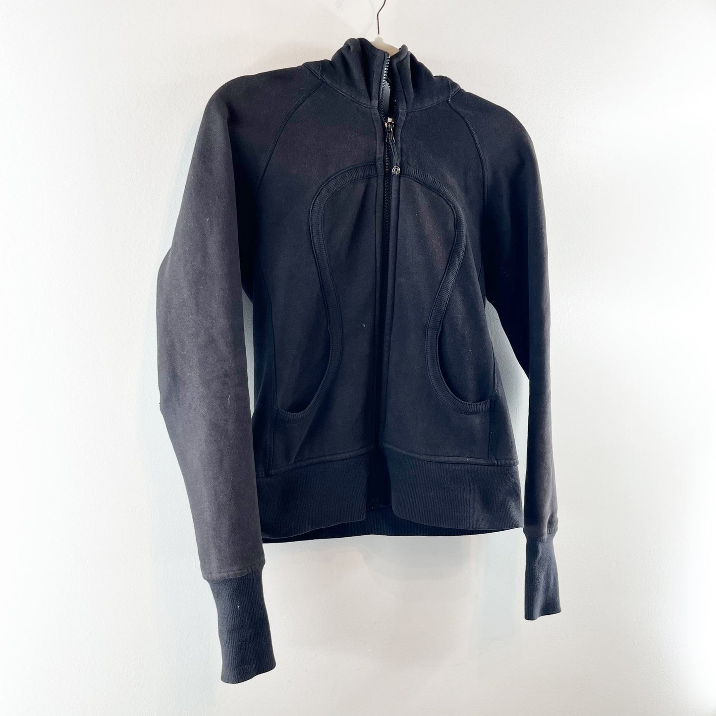 Lululemon Scuba Full Zip Hoodie Sweatshirt Jacket Black 6