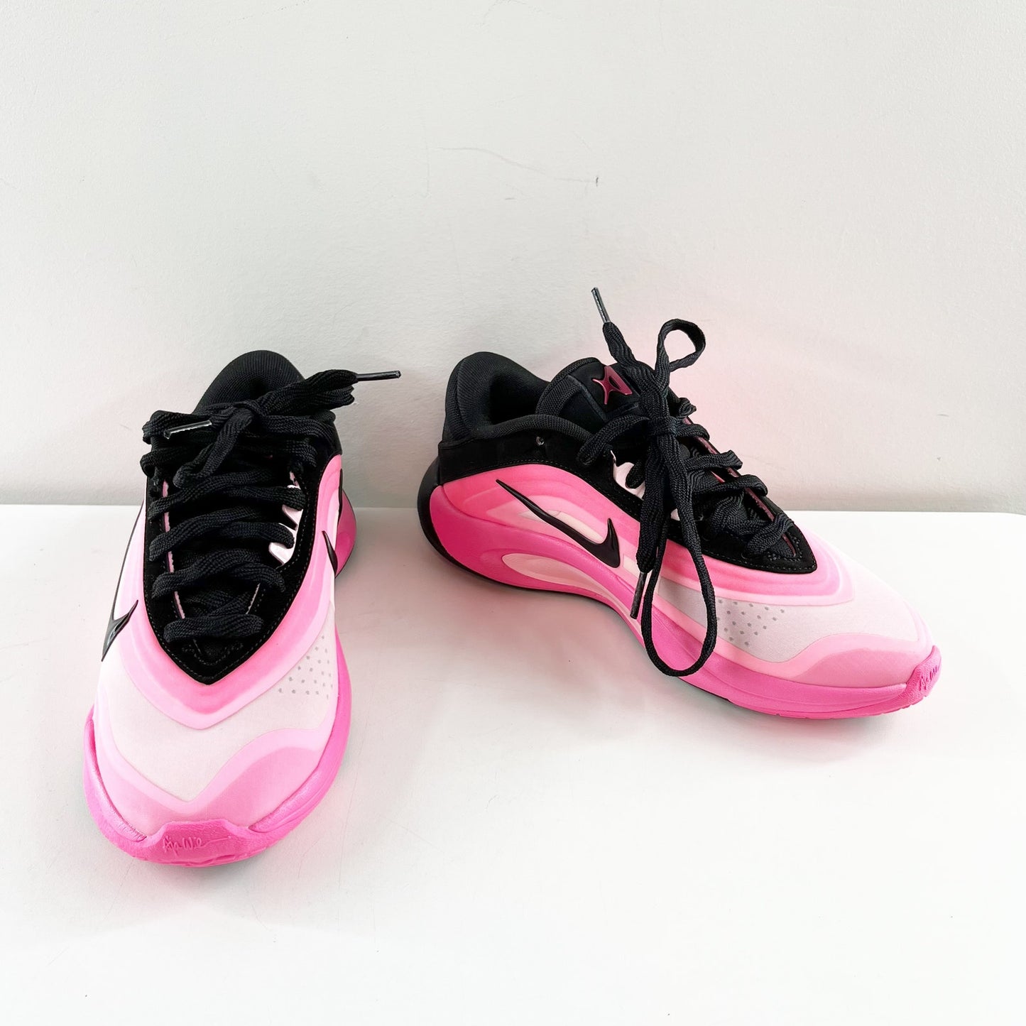 Nike A'ja Wilson A'One Leo Light Basketball Shoe Sneakers Black Hyper Pink 6