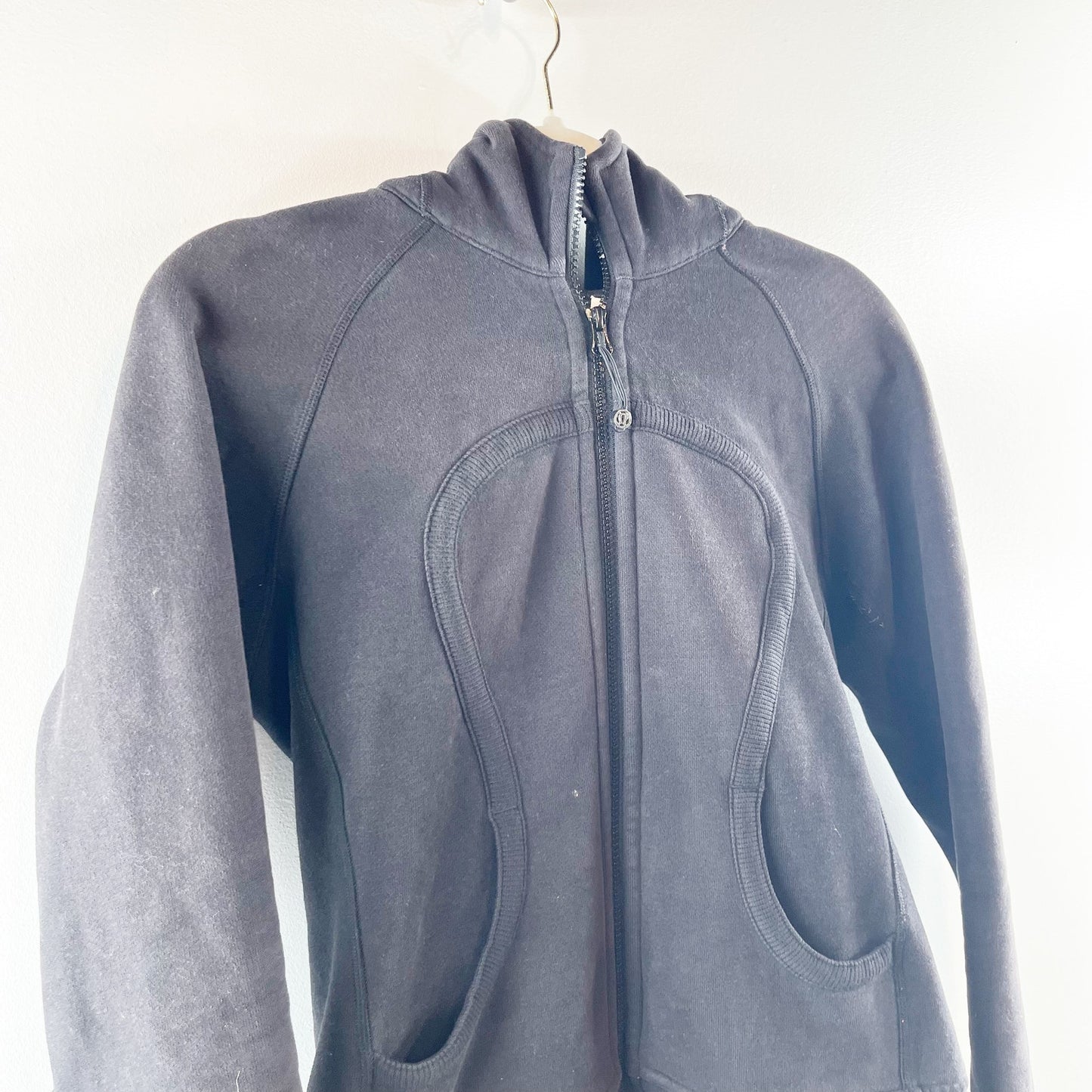 Lululemon Scuba Full Zip Hoodie Sweatshirt Jacket Black 6