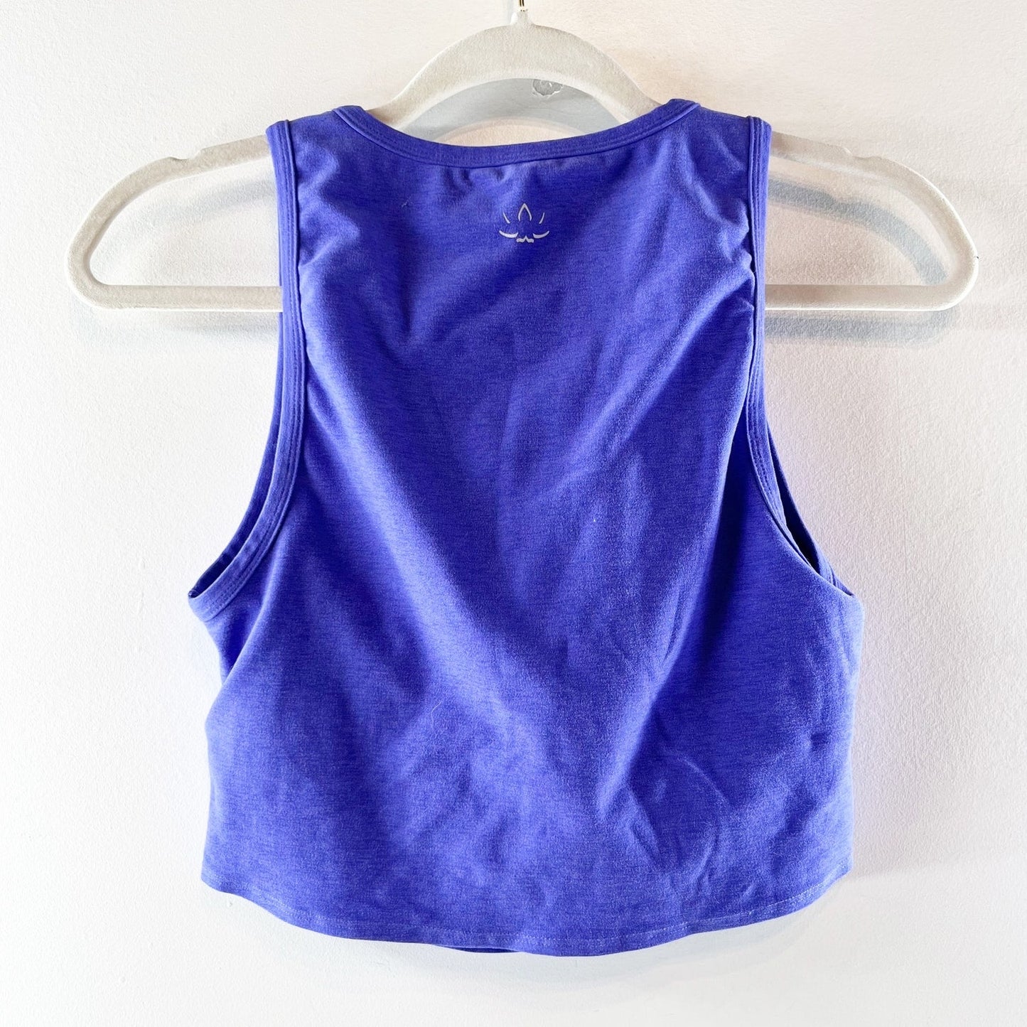 Beyond Yoga Sleeveless High Neck Cropped Tank Top Violet Purple Small