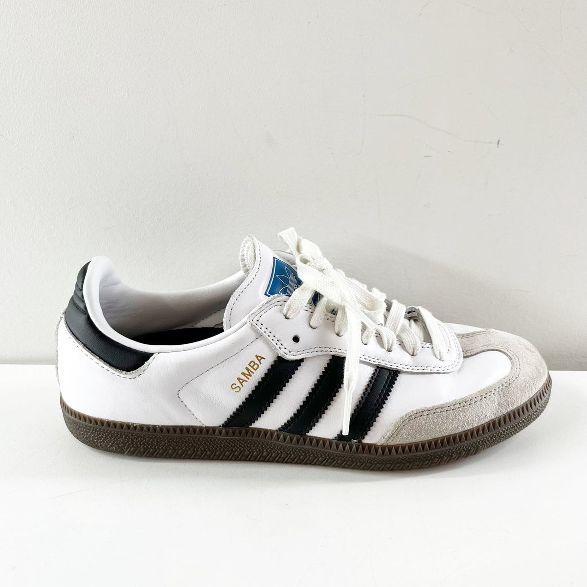 Adidas Samba OG Low Top Sneakers White Black 7.5