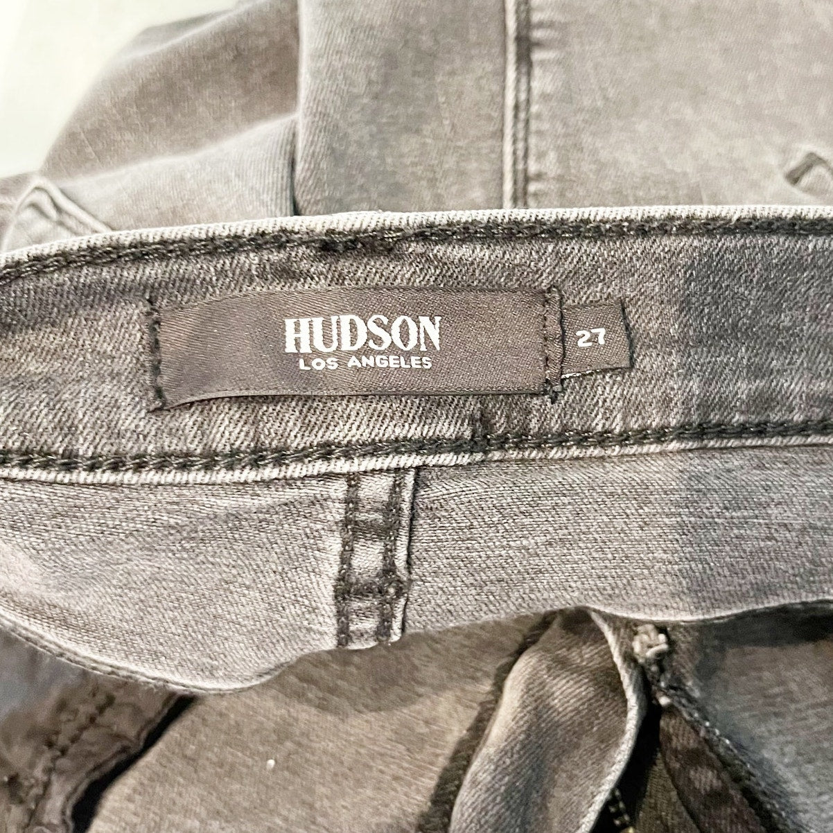 HUDSON Los Angeles Gemma Mid Rise Denim Jean Shorts Lady Luck 27