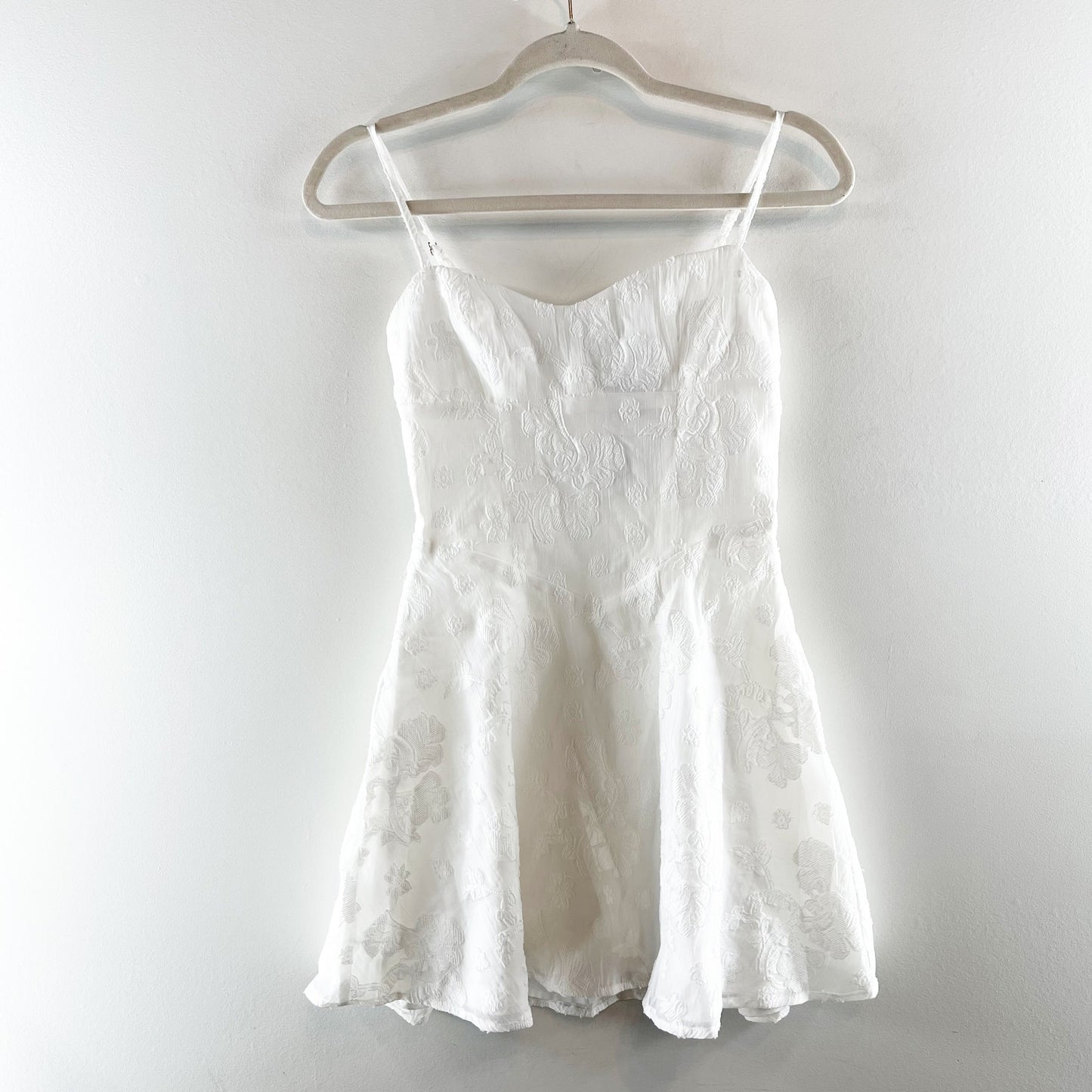 Princess Polly New Chapters Broderie Mini Dress White 0