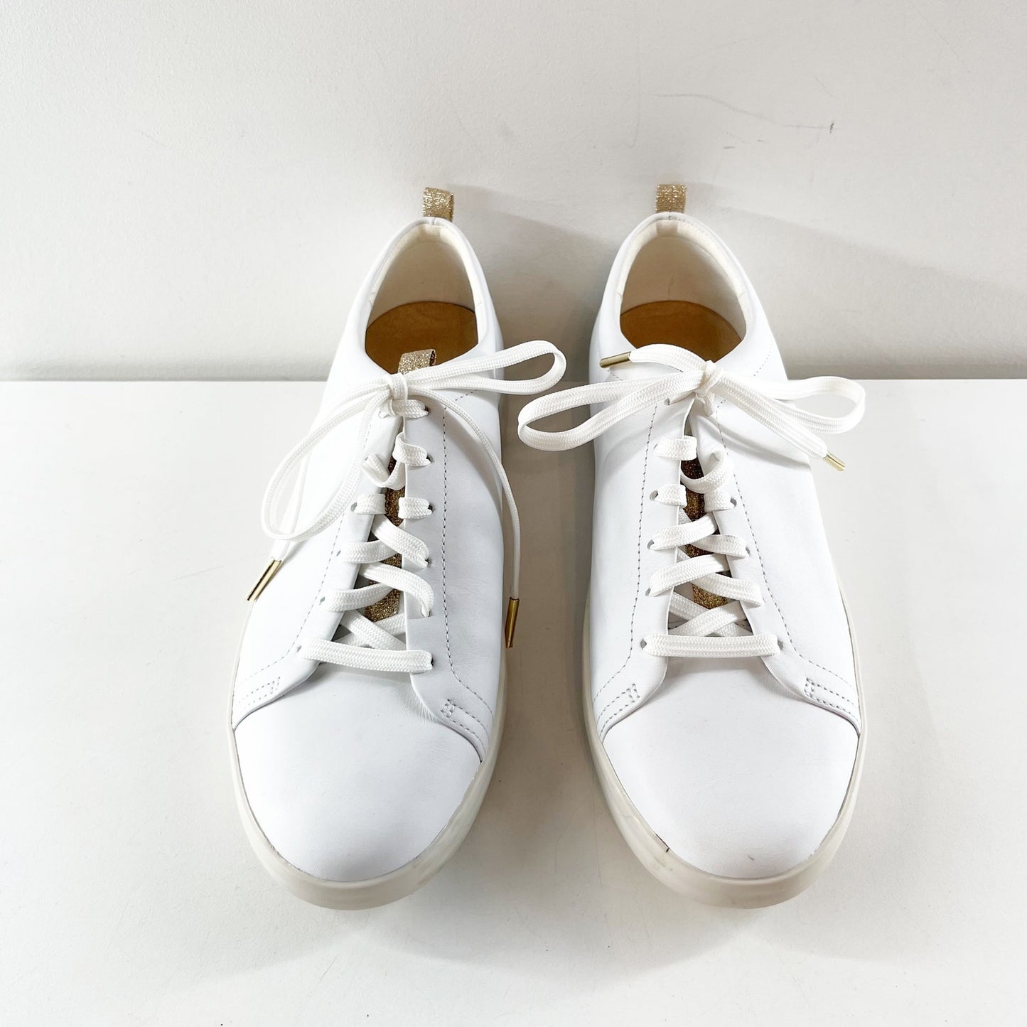 Vionic Paisley Lace Up Casual Leather Low Top Sneakers White 9.5