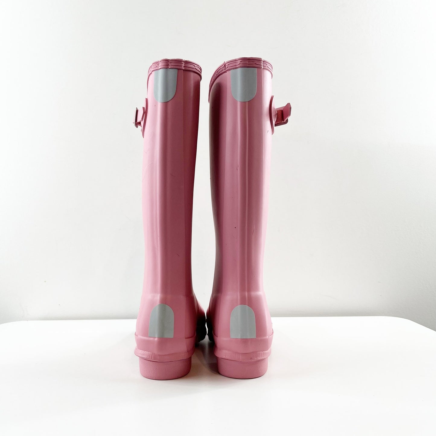 Hunter Original Knee High Rubber Rain Boots Pink 5