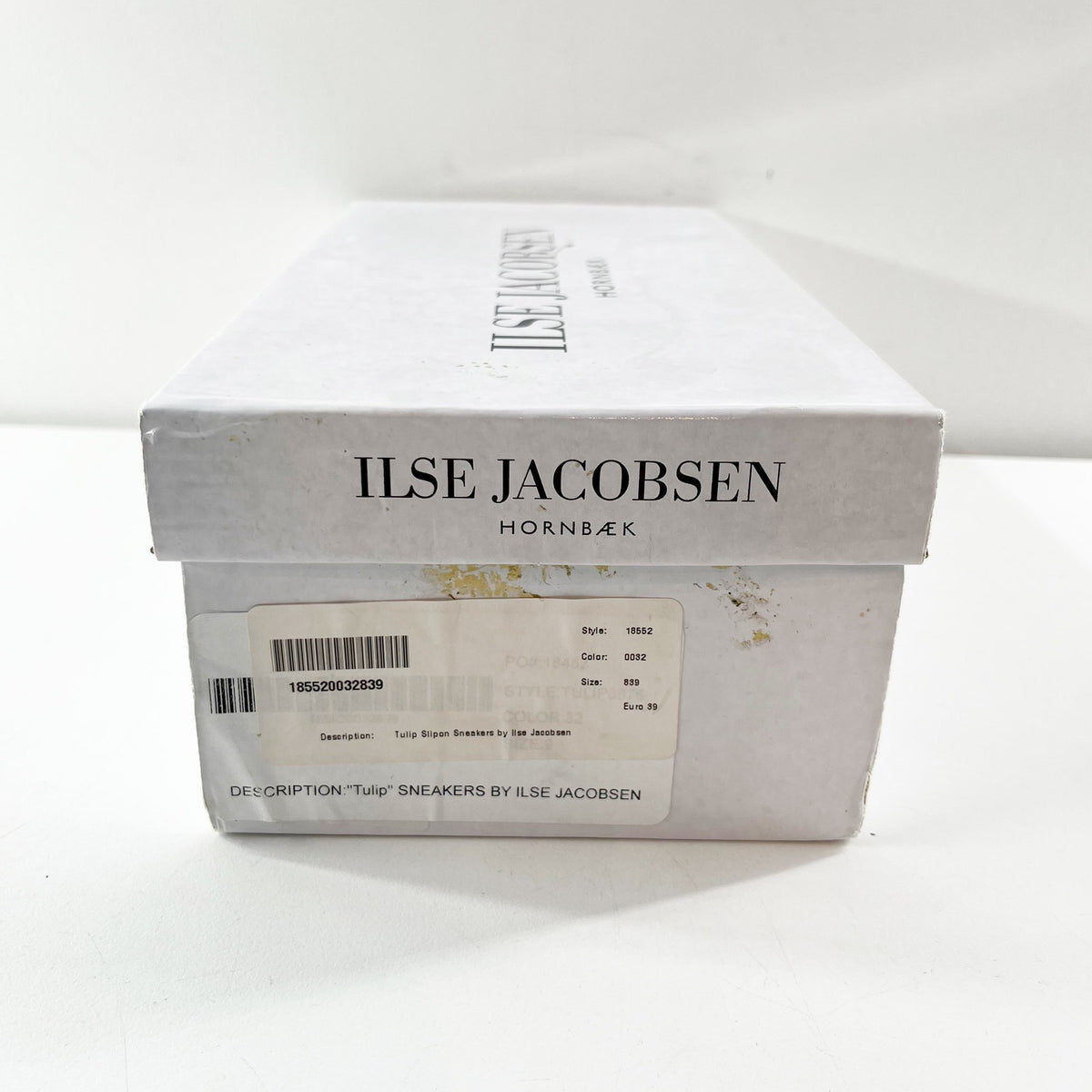Ilse Jacobsen Tulip Metallic Silver Slip-On Flats 39 / US 8.5