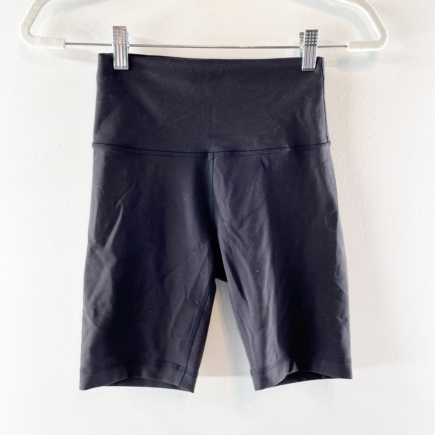 Lululemon Wunder Train High Rise Bike Shorts 8" Black 4