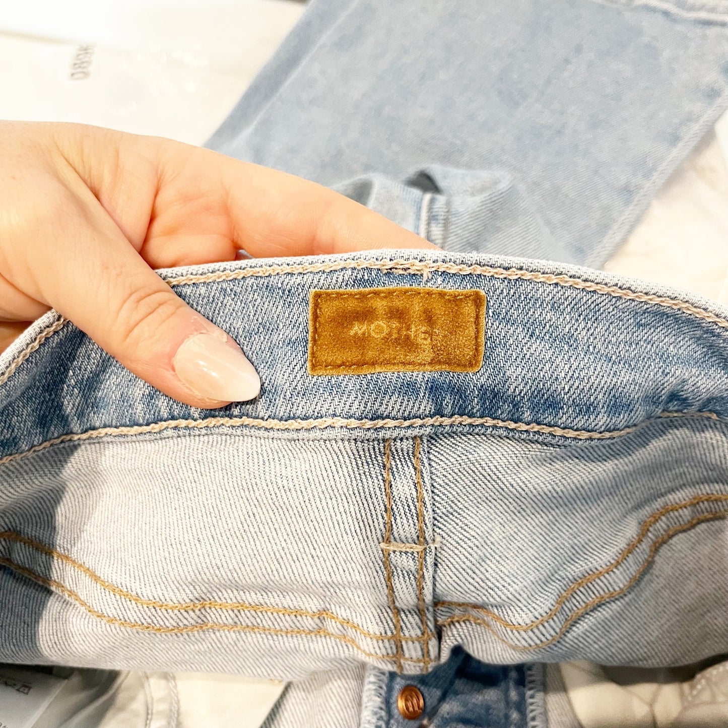 Mother The Tripper Ankle Straight Leg jeans Ripe For The Squeeze Blue 26 / 2