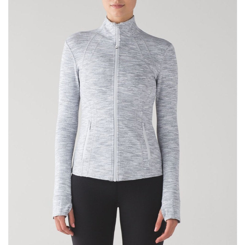 Lululemon Full Zip Define Jacket Wee Are From Space Ice Grey Alpine White 6