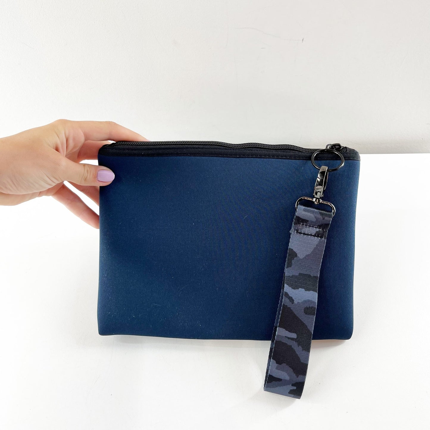 Haute Shore Beth Clutch Neoprene Wristlet Wallet Blue