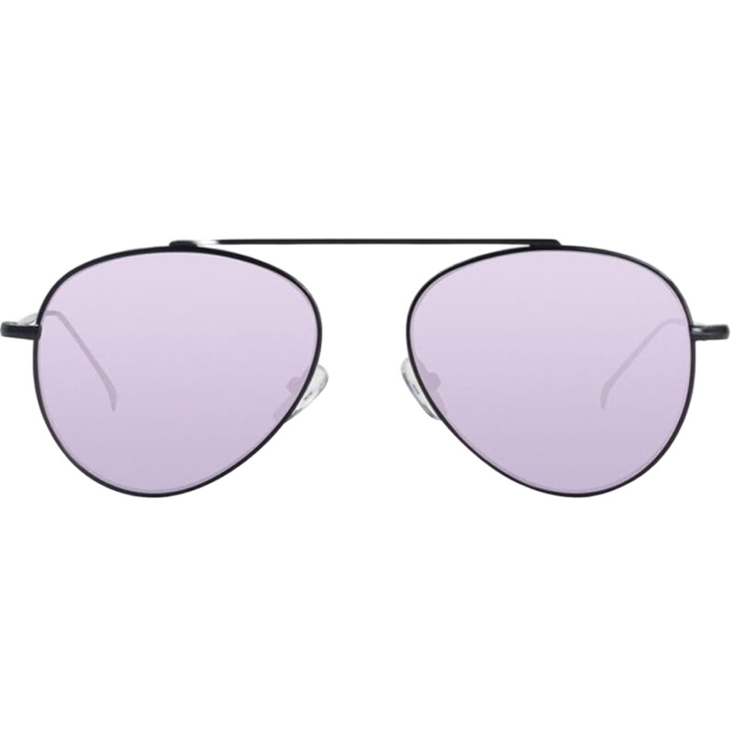 illesteva Dorchester Aviator Black Purple Wire Sunglasses