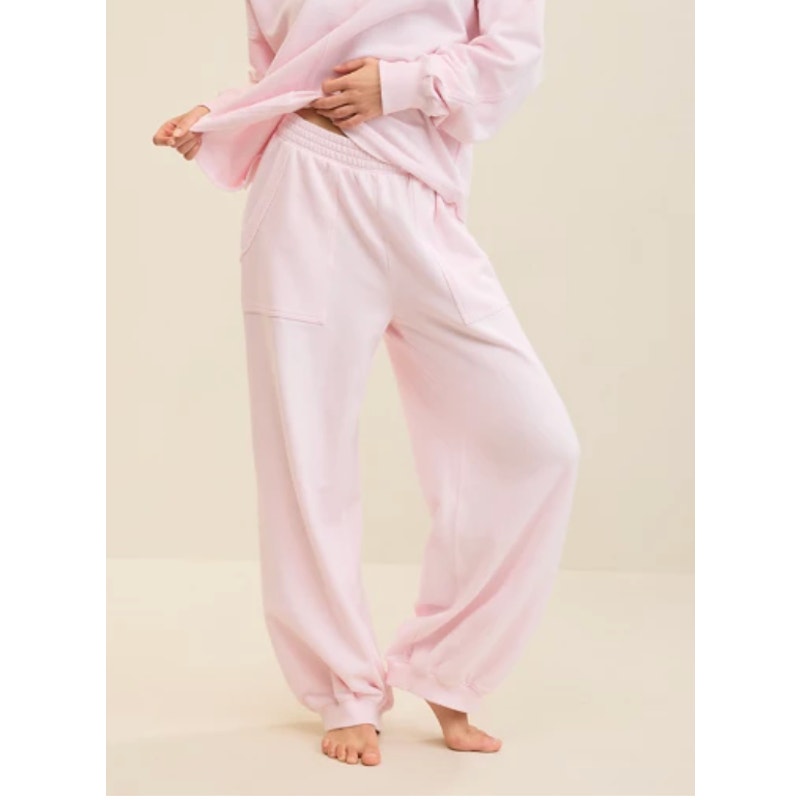 Aerie Vacay Jogger Balloon Sweatpants Petal Pink XS