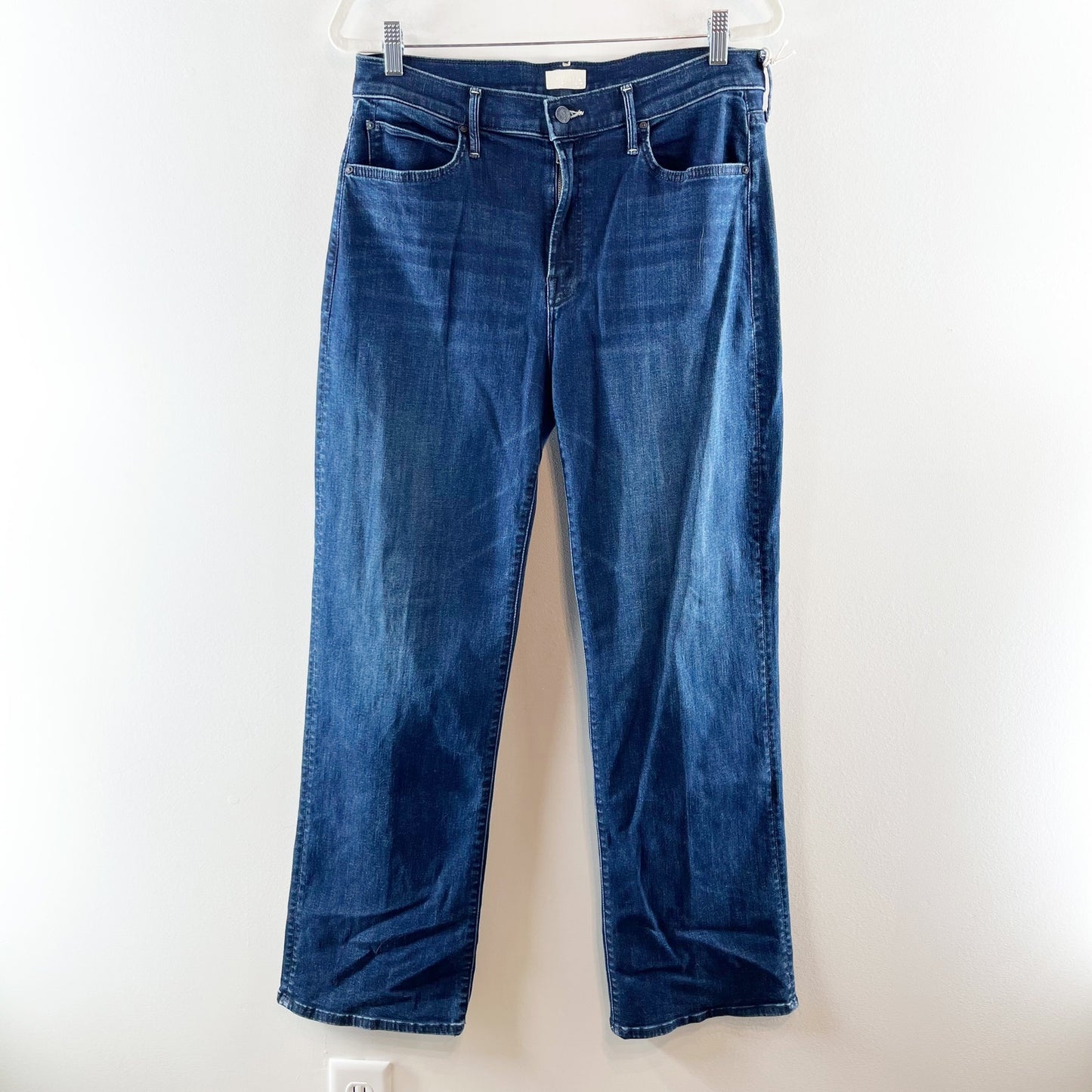 Mother Lil' Kick It Petite Bootcut Jeans in I Put A Spell On You Blue 32 / 14