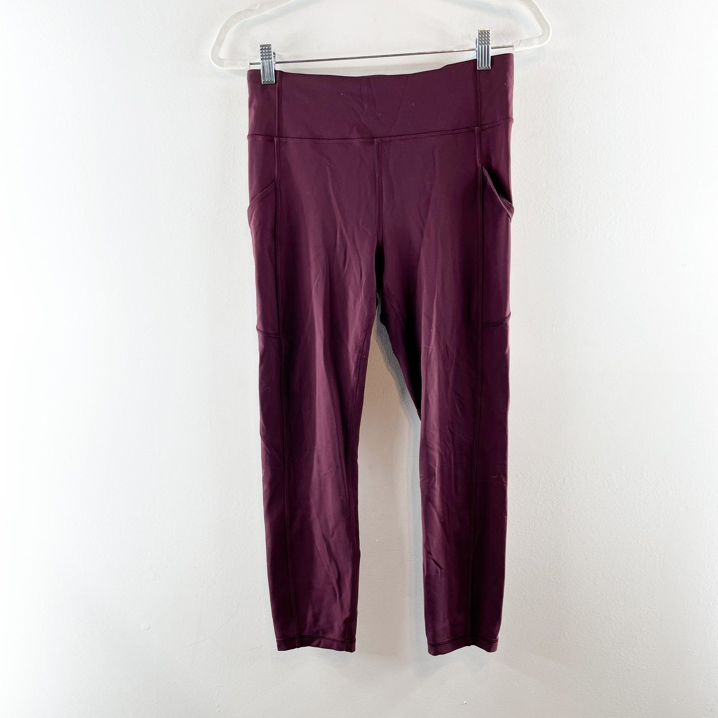 Lululemon Invigorate High-Rise Crop Leggings 23" Cassis Maroon 8