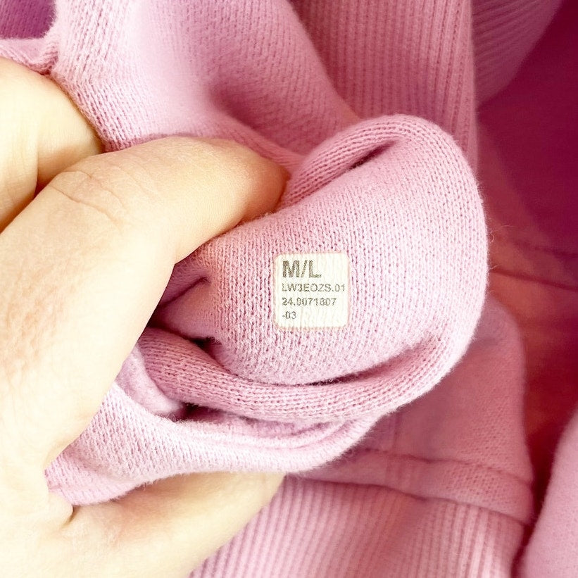 Lululemon Scuba Oversized Half-Zip Hoodie Sweatshirt Pink M / L