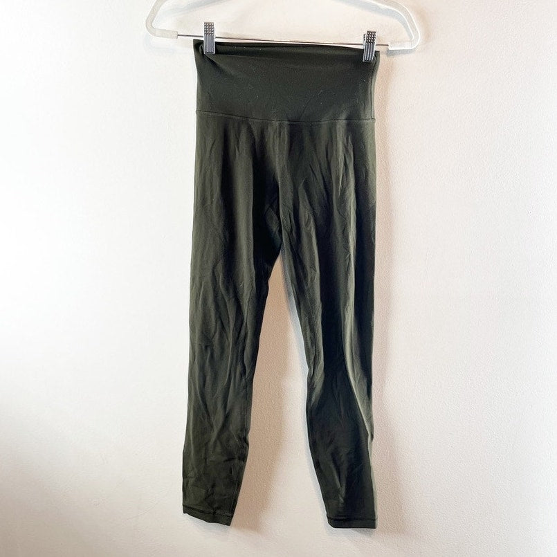 Lululemon Align Pant II Leggings 25" Dark Olive Green 4