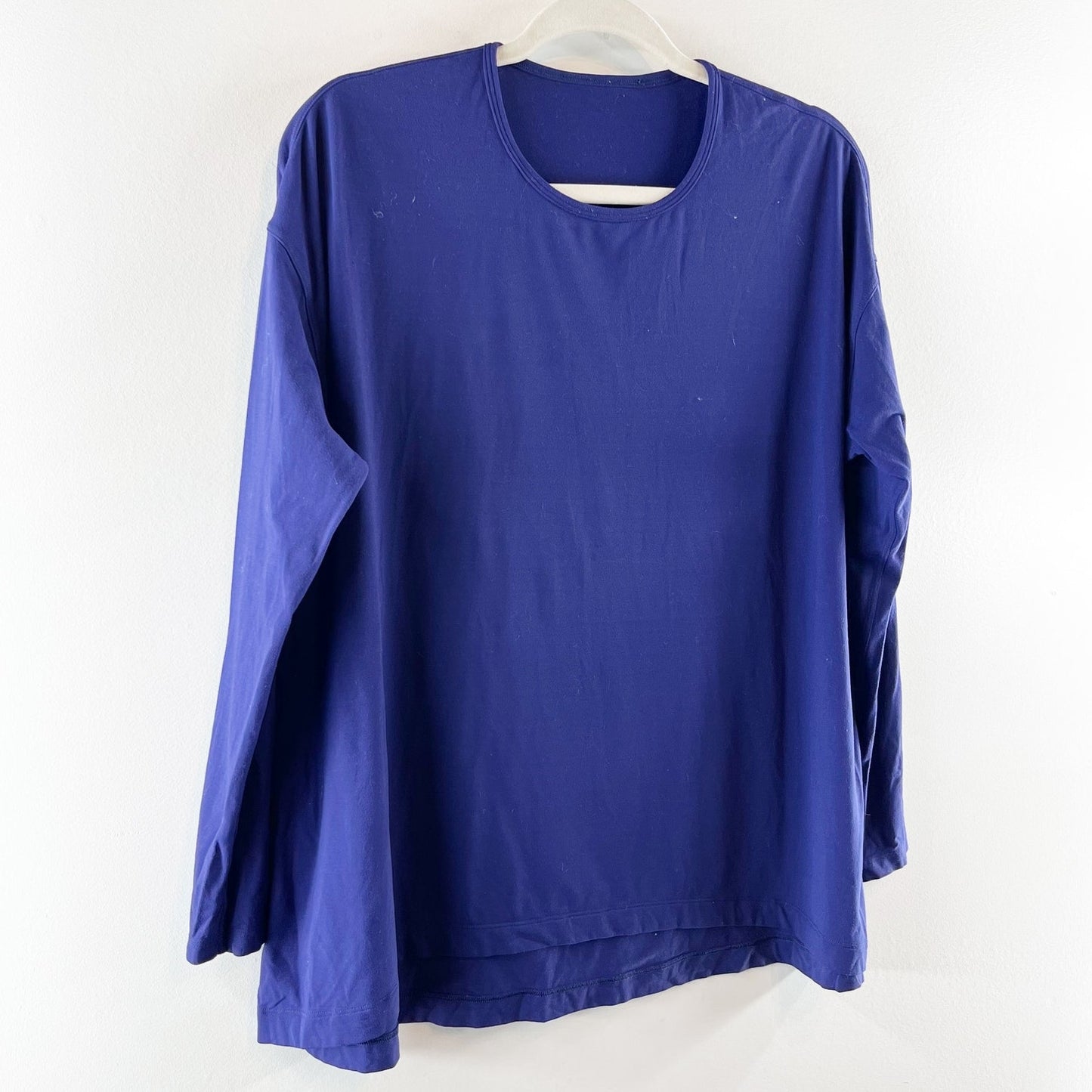 Lululemon Long Sleeve Crewneck Top Shirt Blue Large