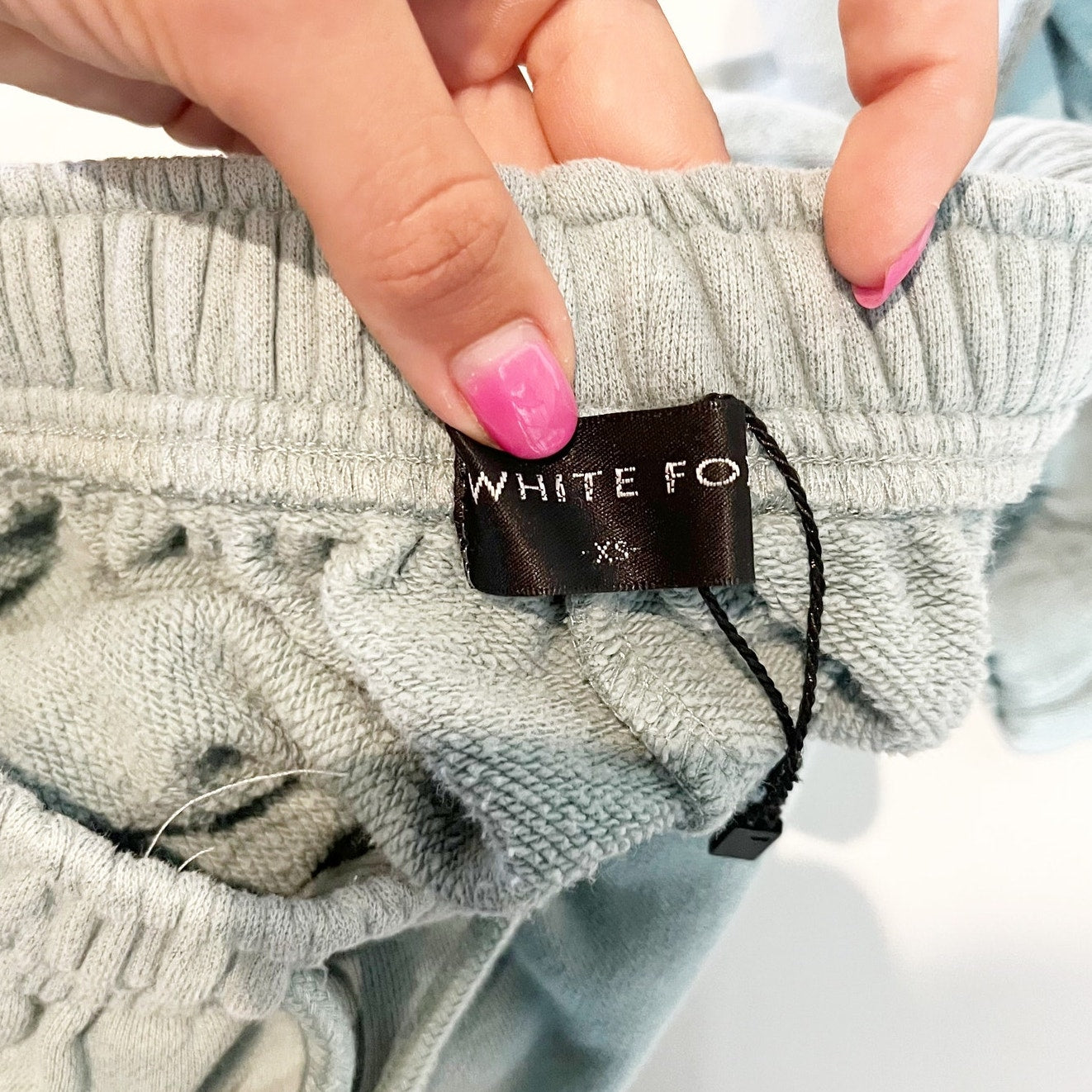 White Fox Jogger Sweatpants Green XS