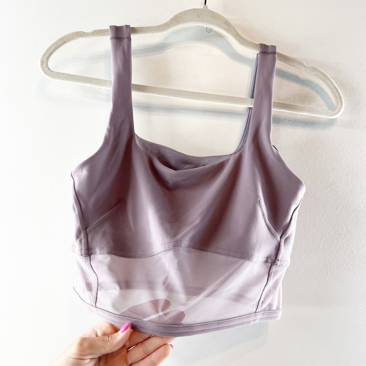 Lululemon Wunder Train Mesh Panel Tank Top Violet Verbena Purple 6
