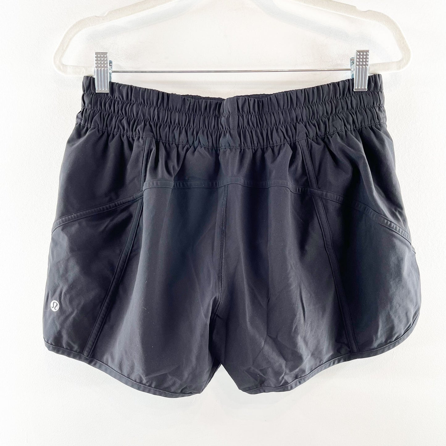 Lululemon Tracker Lined Running Shorts V 4" Black 12