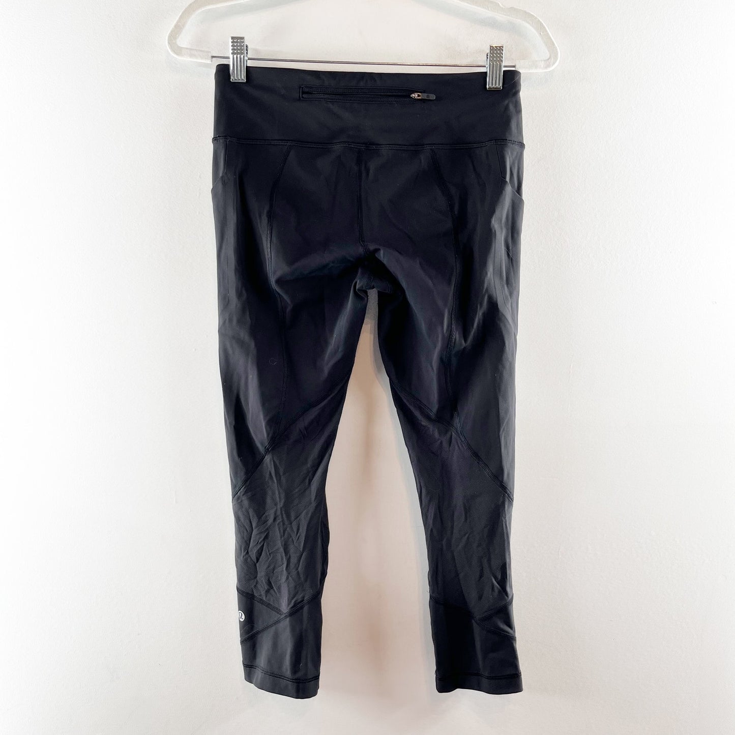 Lululemon Pace Rival Crop Leggings Full-On Luxtreme 22" Black 6
