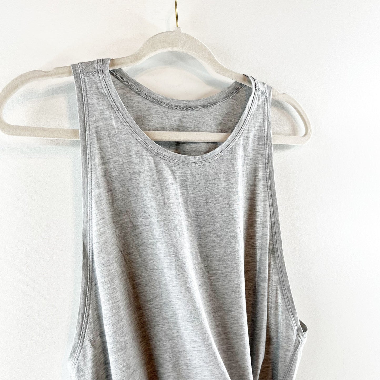 Lululemon Tie and Go Knot Front Tank Top Gray Small