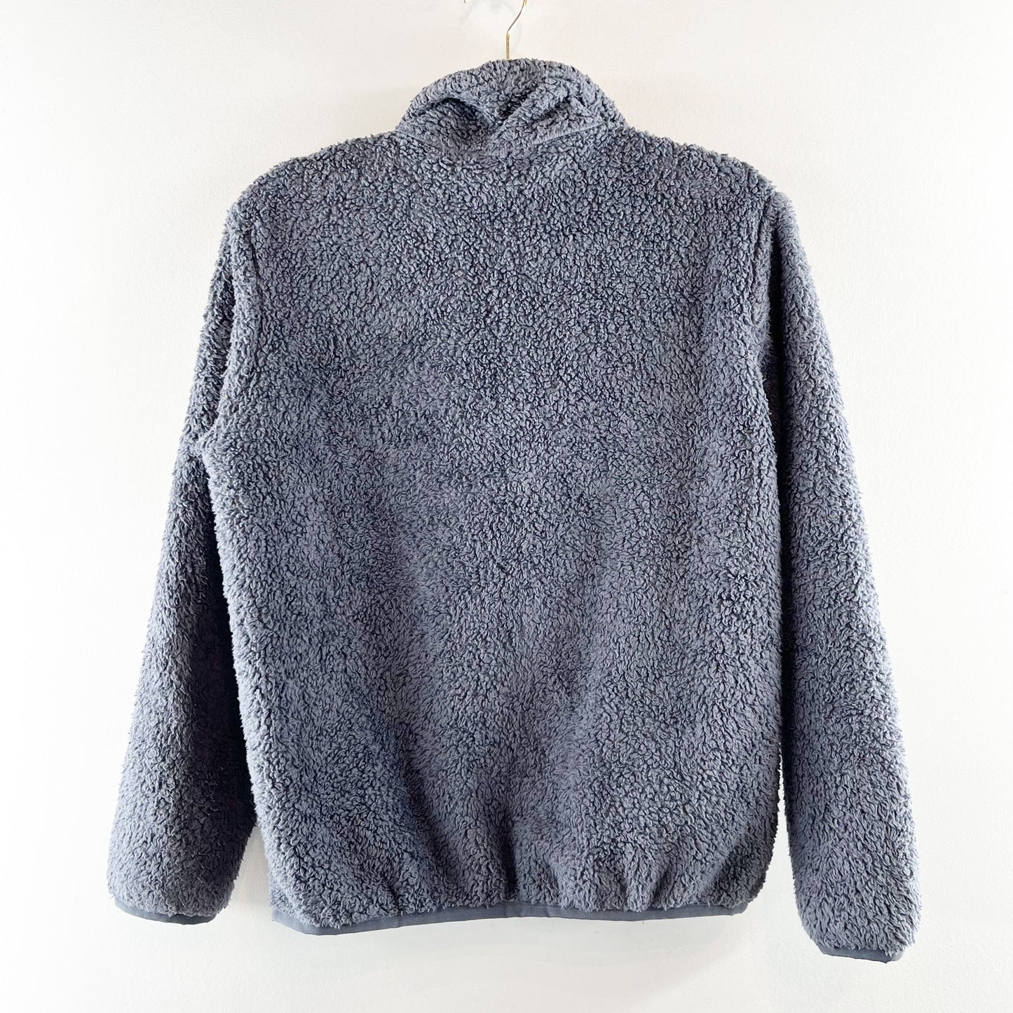 Patagonia Los Gatos Long Sleeve 1/4-Zip Fleece Pullover Sweater Gray Small