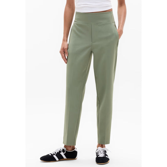 Athleta Endless High Rise Tapered Ankle Pants Cacti Green 10