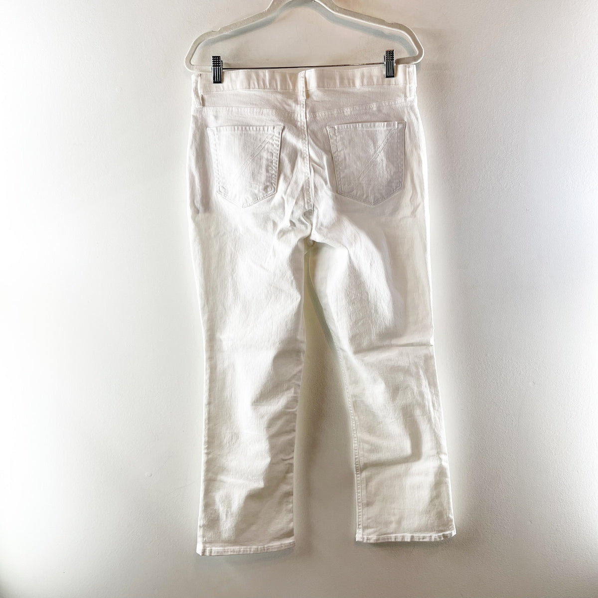 Lilly Pulitzer Annet High Rise Crop Flare Jeans White 12