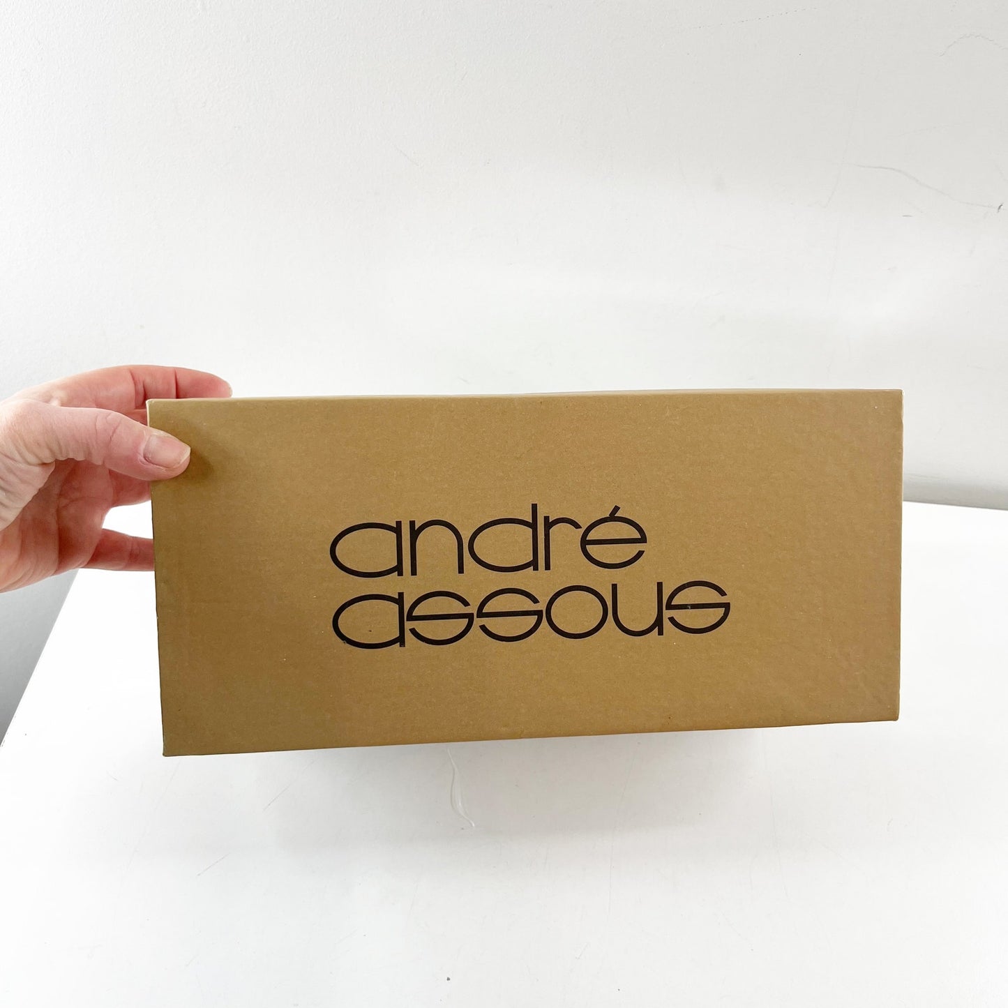 Andre Assous Nice Woven Thong Sandals Green Brown 11
