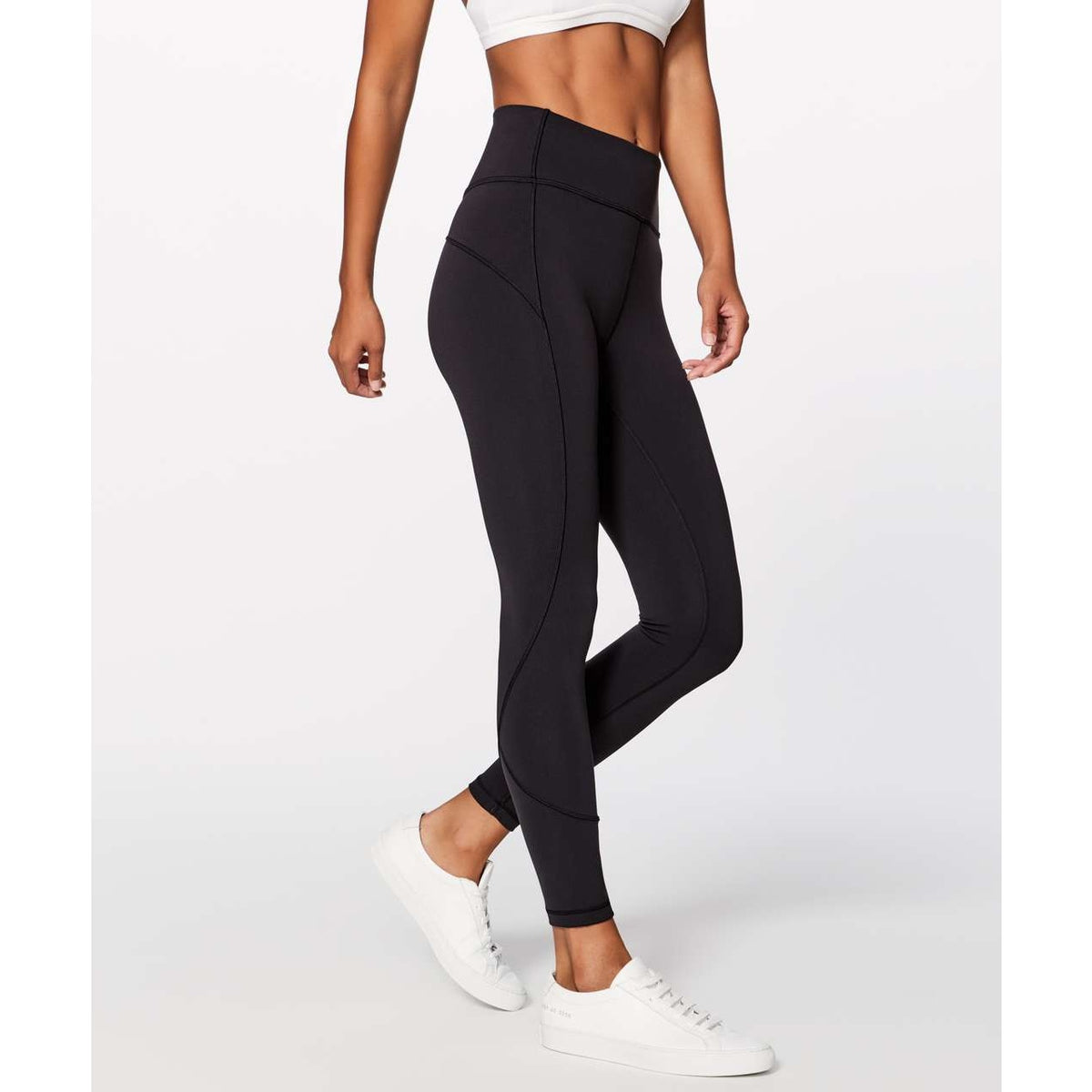 Lululemon Athletica In Movement 7/8 Tight Leggings Everlux 25" Black 6