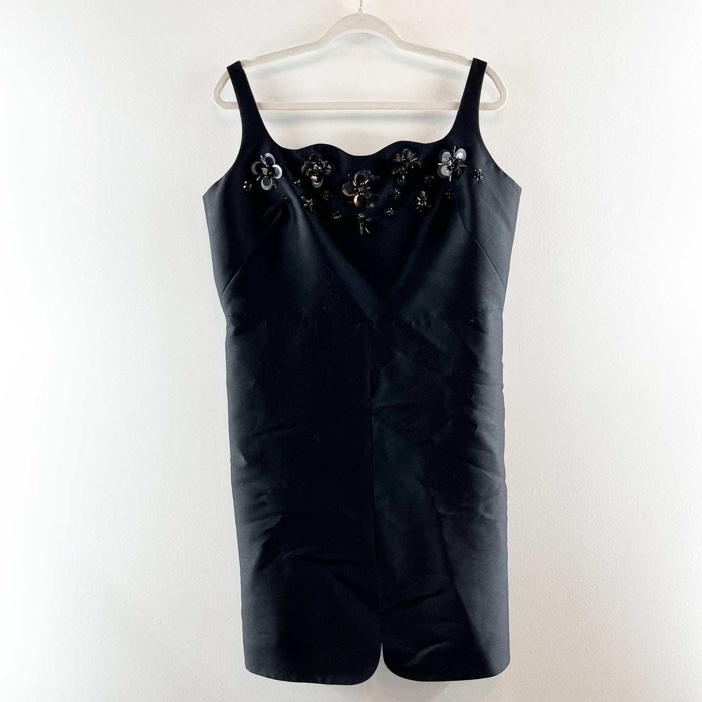 Kate Spade Main Line Embellished A Line Mini Dress Black 16