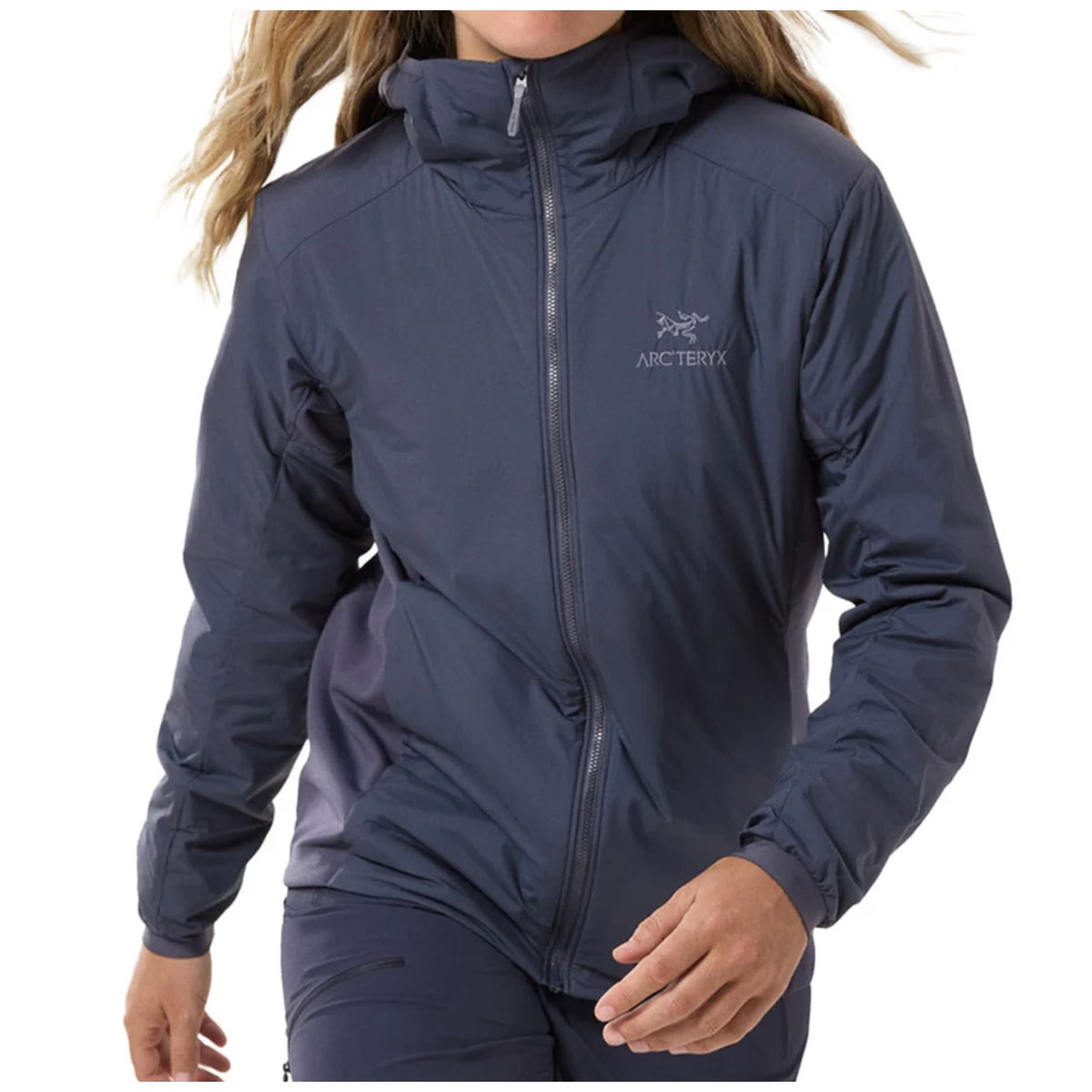 Arcteryx Atom Full Zip Hoody Jacket Navy Blue Medium