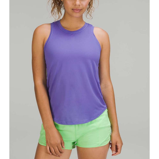 Lululemon Athletica High-Neck Running Training Tank Top Charged Indigo Small