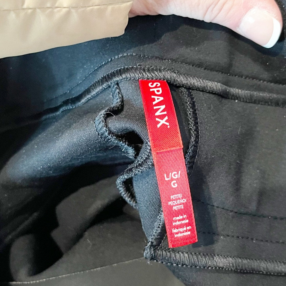 Spanx Ponte Slim Straight Ankle Pants Black Large