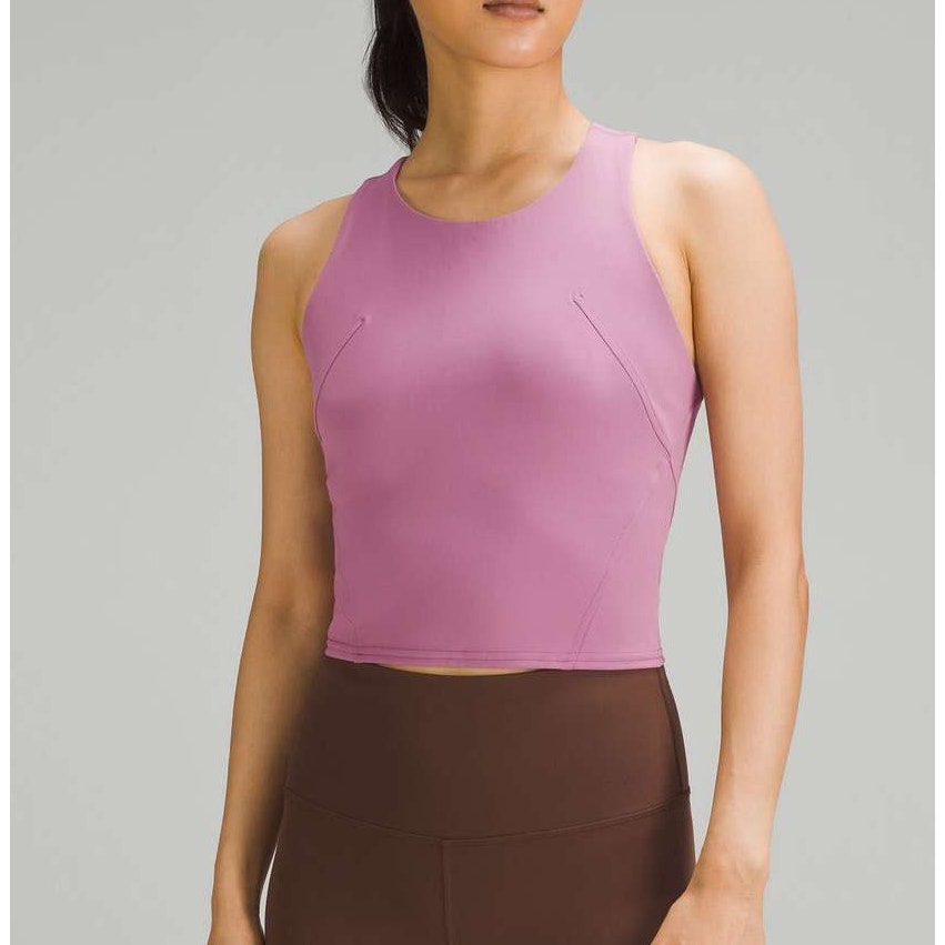 Lululemon Wunder Train Racerback Tank Top Velvet Dust Purple 8