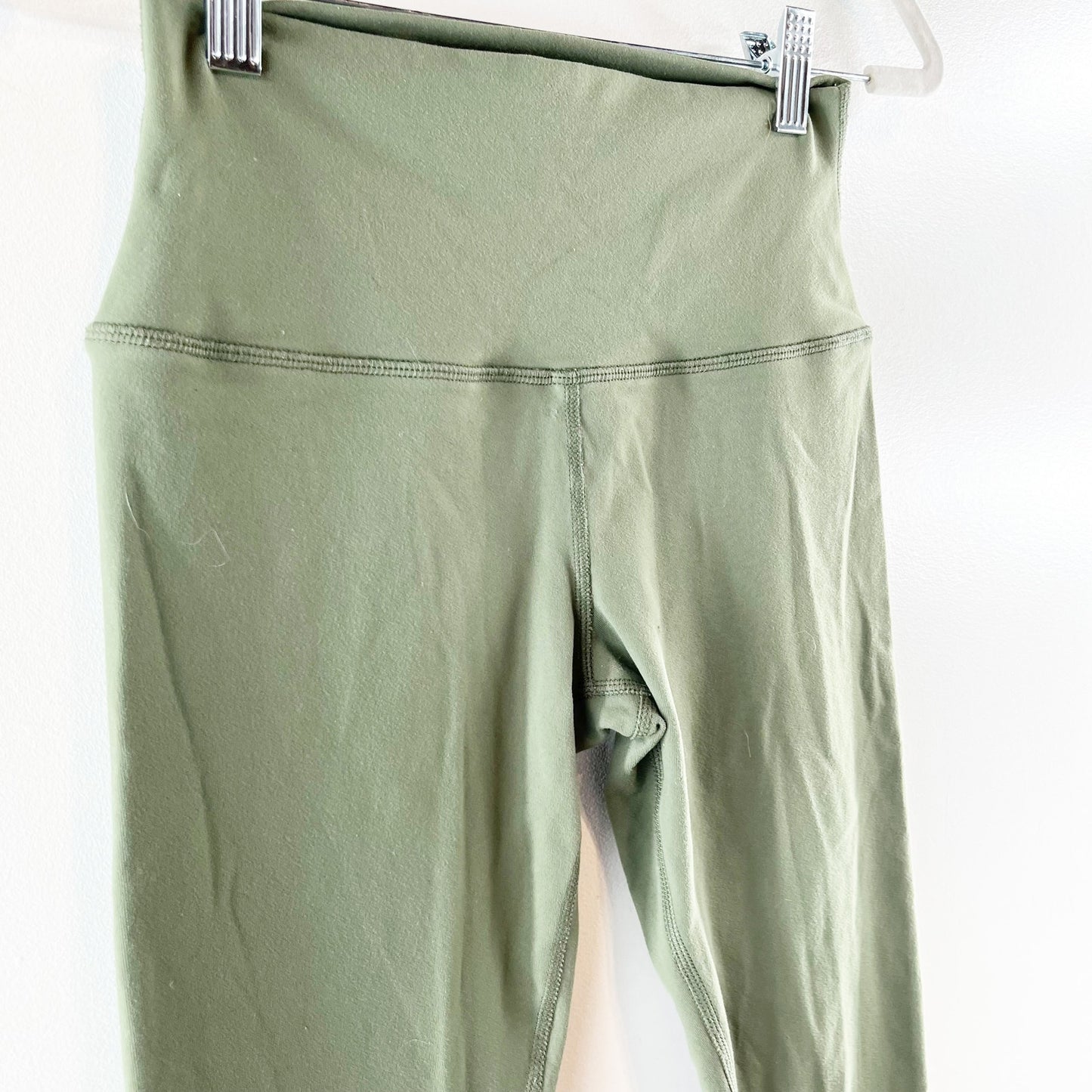Alo Yoga High Rise Airbrush Leggings Pants Green XS