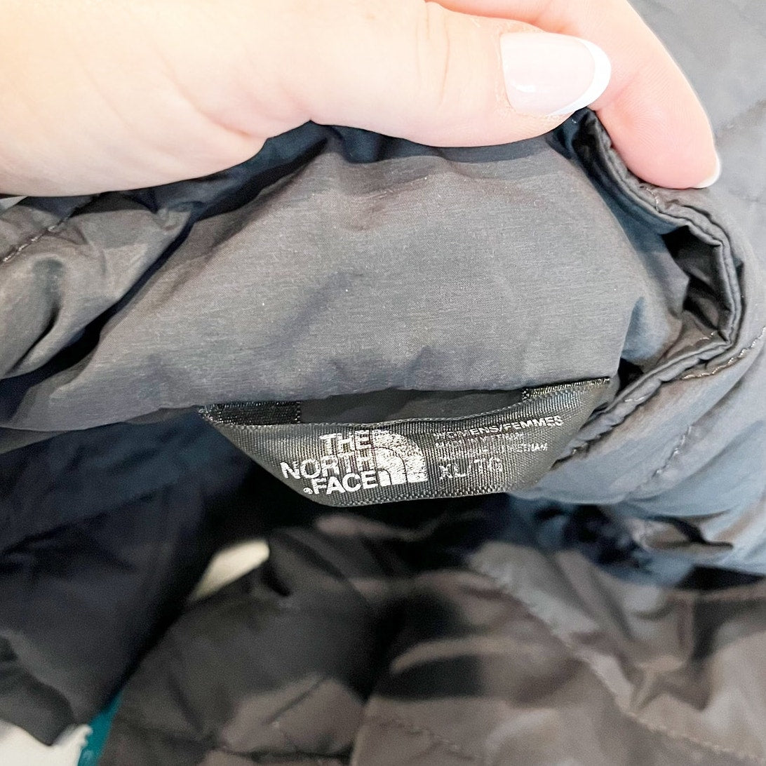 The North Face Quilted Full Zip Jacket Gray XL
