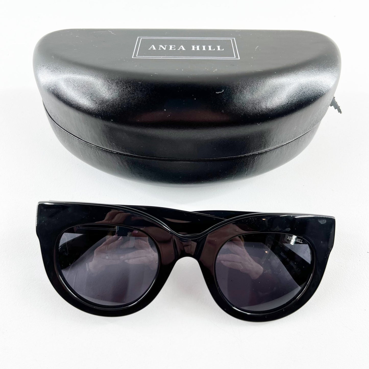 Anea Hill The One Oversized Black Sunglasses