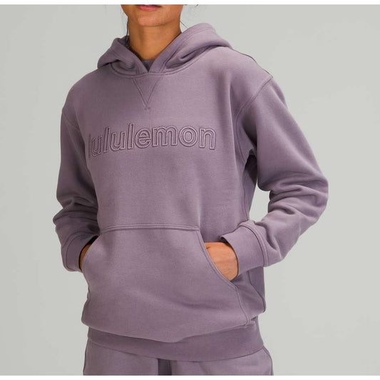 Lululemon All Yours Hoodie Sweatshirt Logo Graphic Dusky Lavender Purple 8