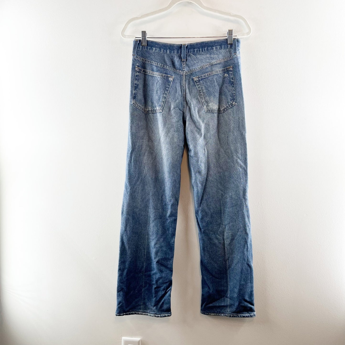 Rag & Bone Miramar Shea Relaxed Sweatpants Straight Pants Jeans Ryder Blue 26