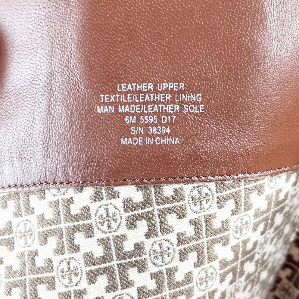 Tory Burch Leather Adeline Knee High Equestrian Riding Boots Brown 6