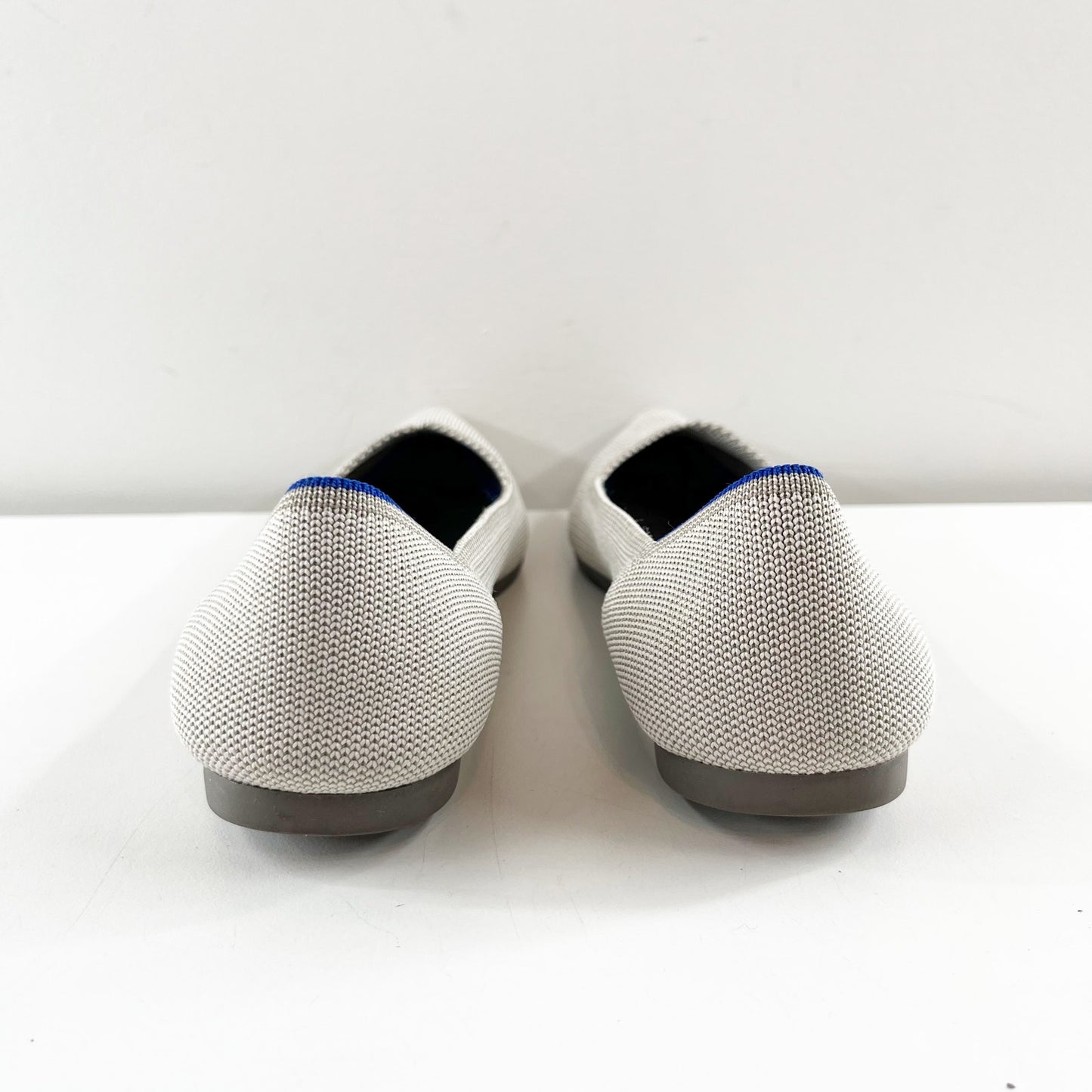 Rothy's Birdseye Point Pointed Toe Ballet Flats Shoes Gray 9