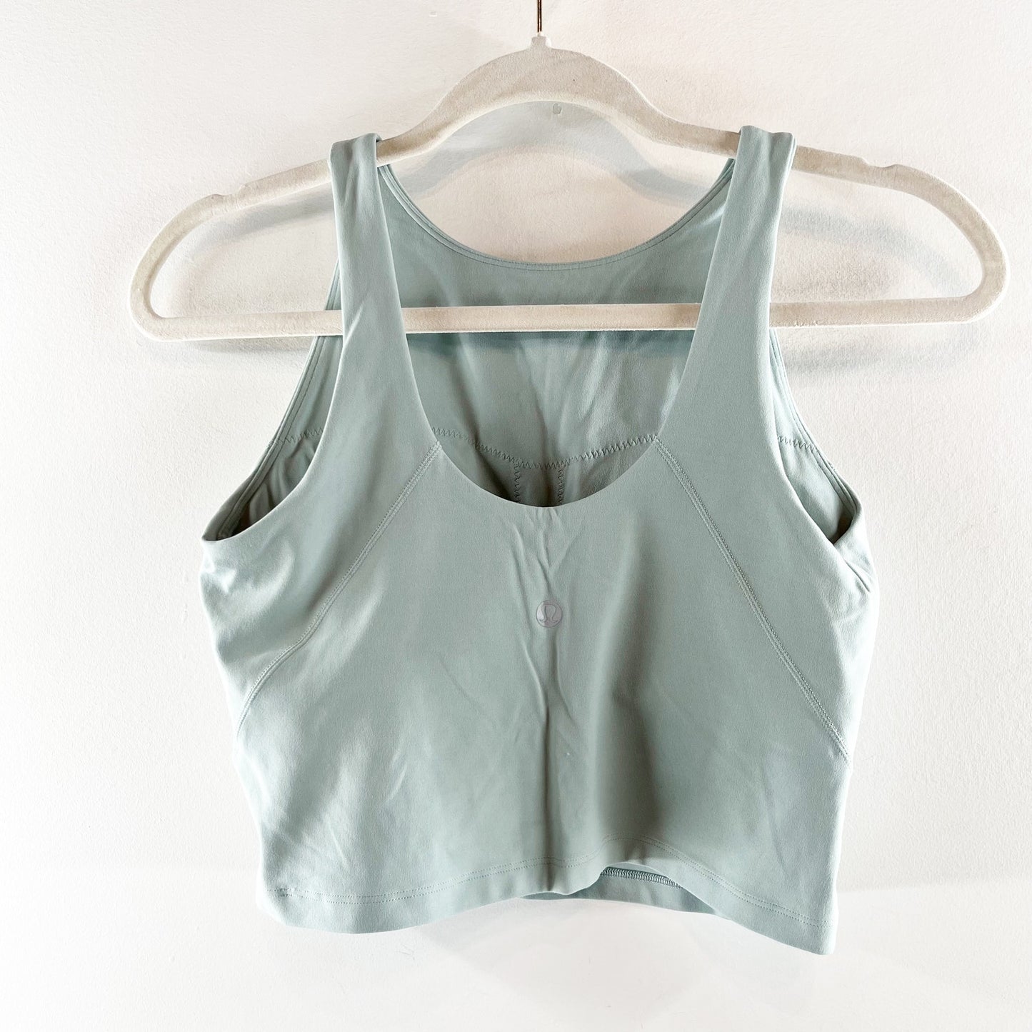 Lululemon Align High-Neck Cropped Yoga Tank Top Delicate Mint Green 6