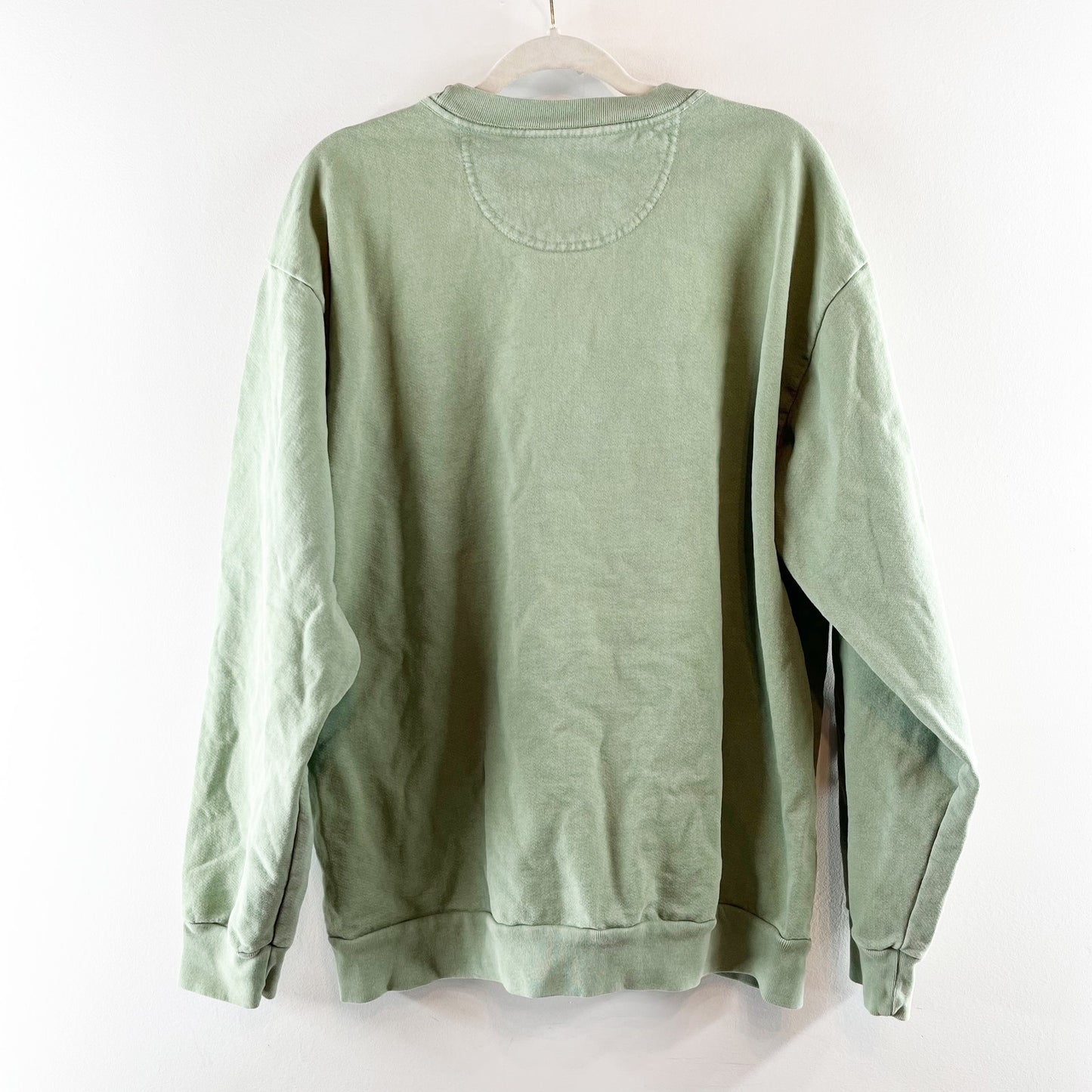 Boys Lie Good Bye Angel Long Sleeve Crewneck Graphic Cotton Sweatshirt Green