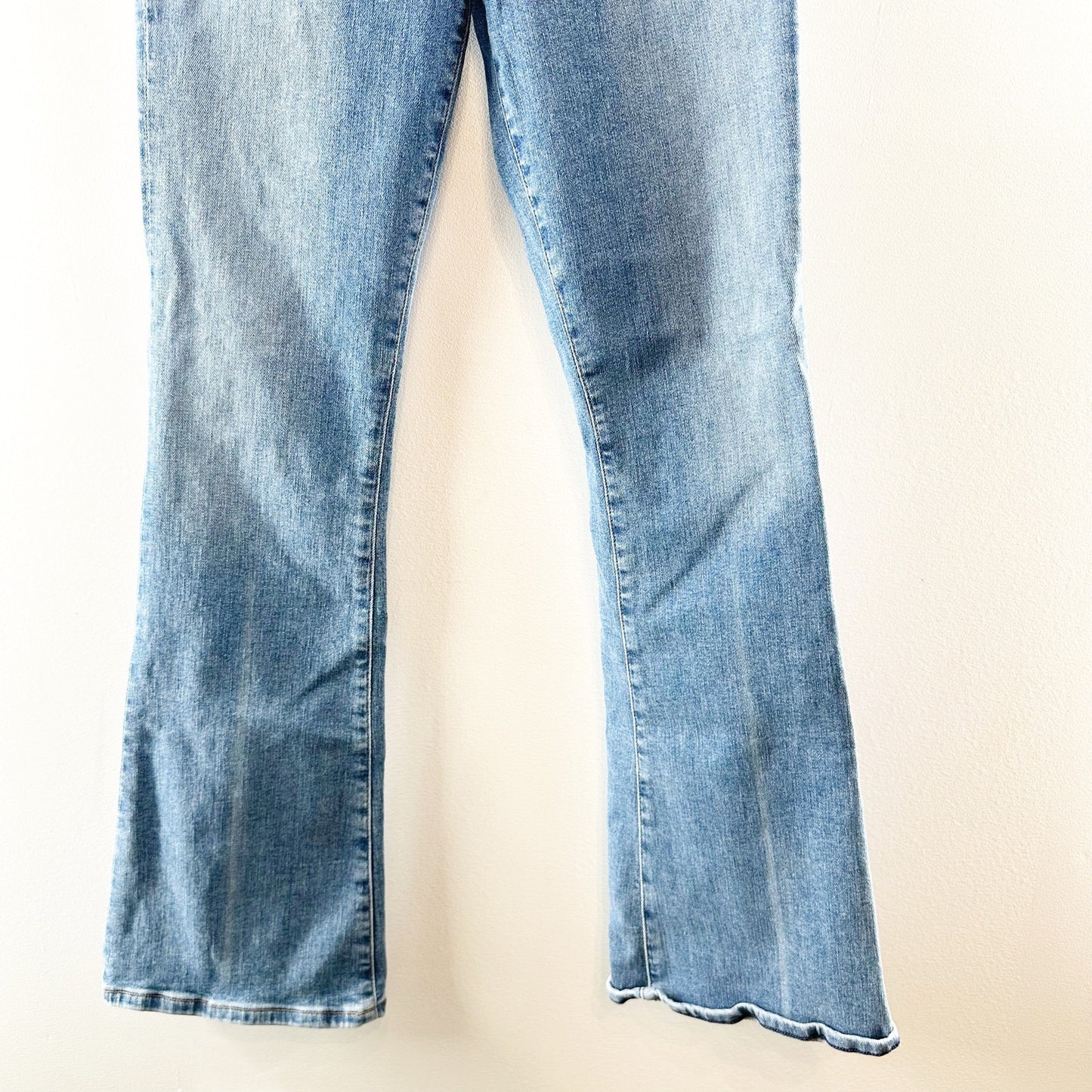 Citizens Of Humanity Lilah Cotton Blend High Waisted Denim Bootcut Jeans Opal 26