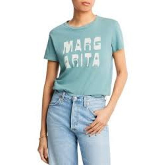 Mother The Lil Goodie Goodie Short Sleeve Crewneck Graphic Margarita Tee Shirt M