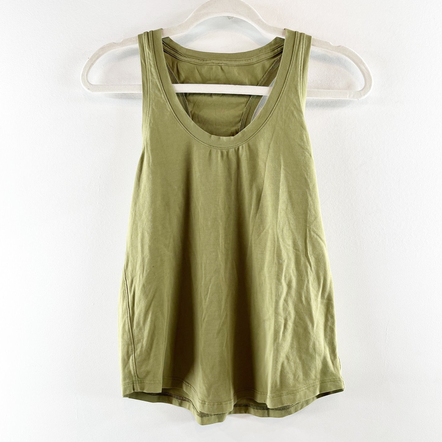 Lululemon Love Tank Top Racerback Pima Cotton Green Small